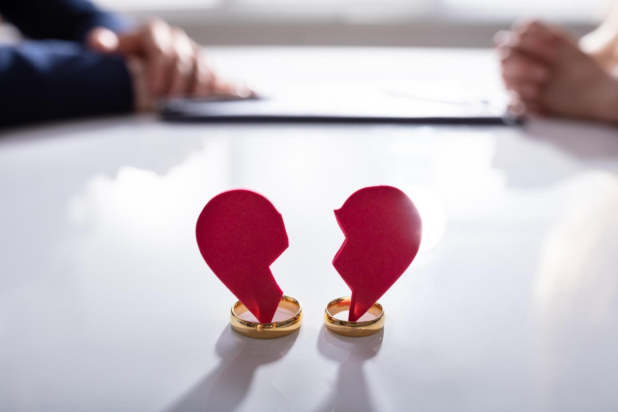 The couple is trying to file for a no-fault divorce.